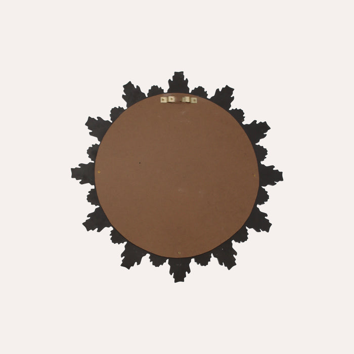 Specchio Rotondo Decorativo in Oro Anticato – Specchio Tondo Diametro 26 cm