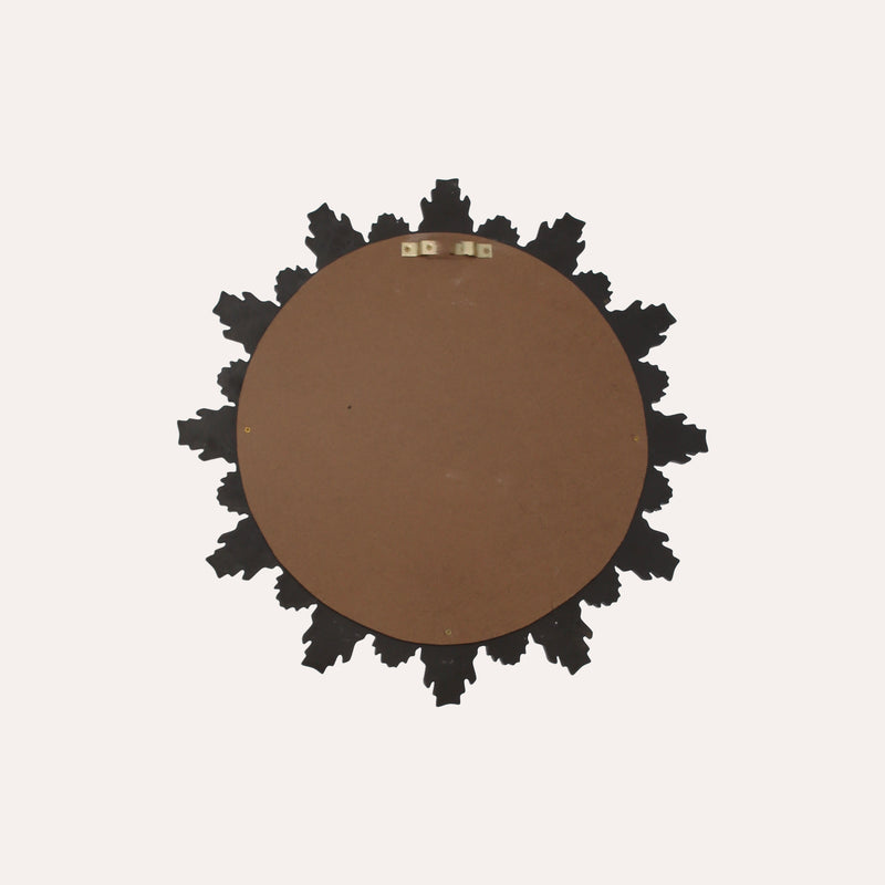 Specchio Rotondo Decorativo in Oro Anticato – Specchio Tondo Diametro 26 cm