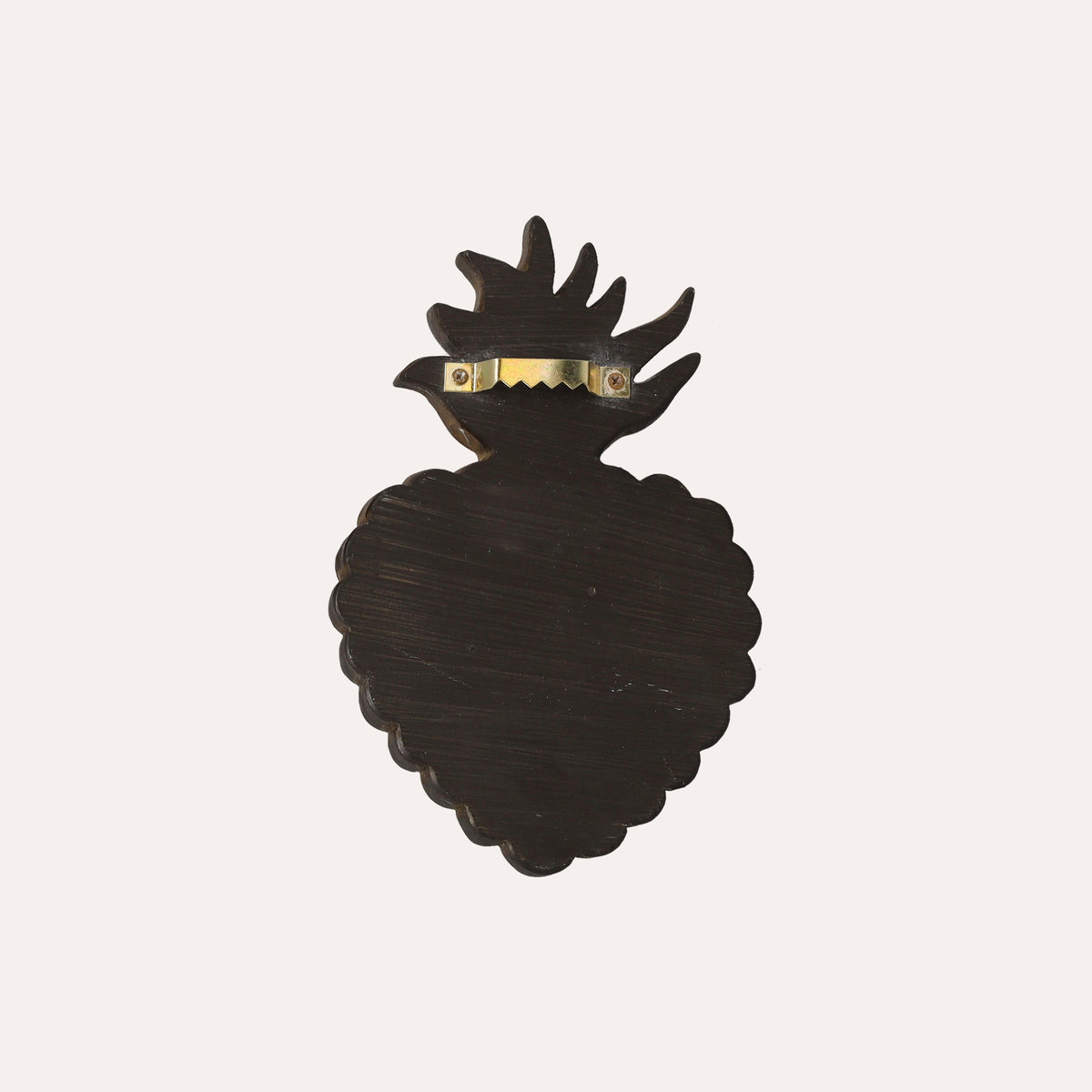 Cuore Decorativo in Oro Anticato (14x19 cm)