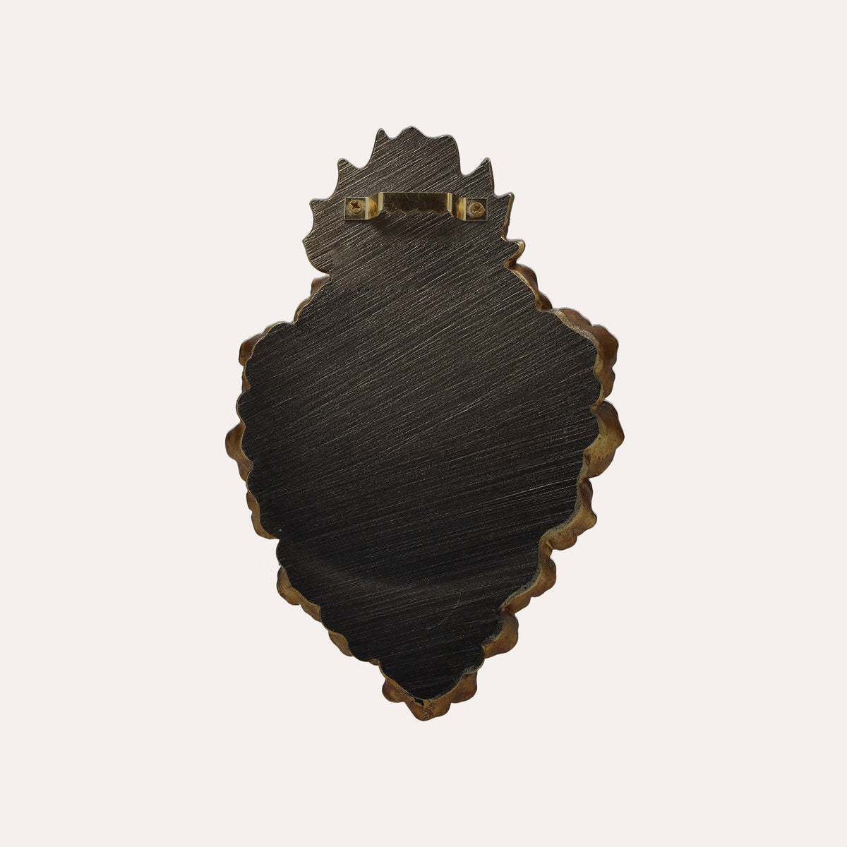 Cuore decorativo con rose in rilievo da appendere (17x11 cm)