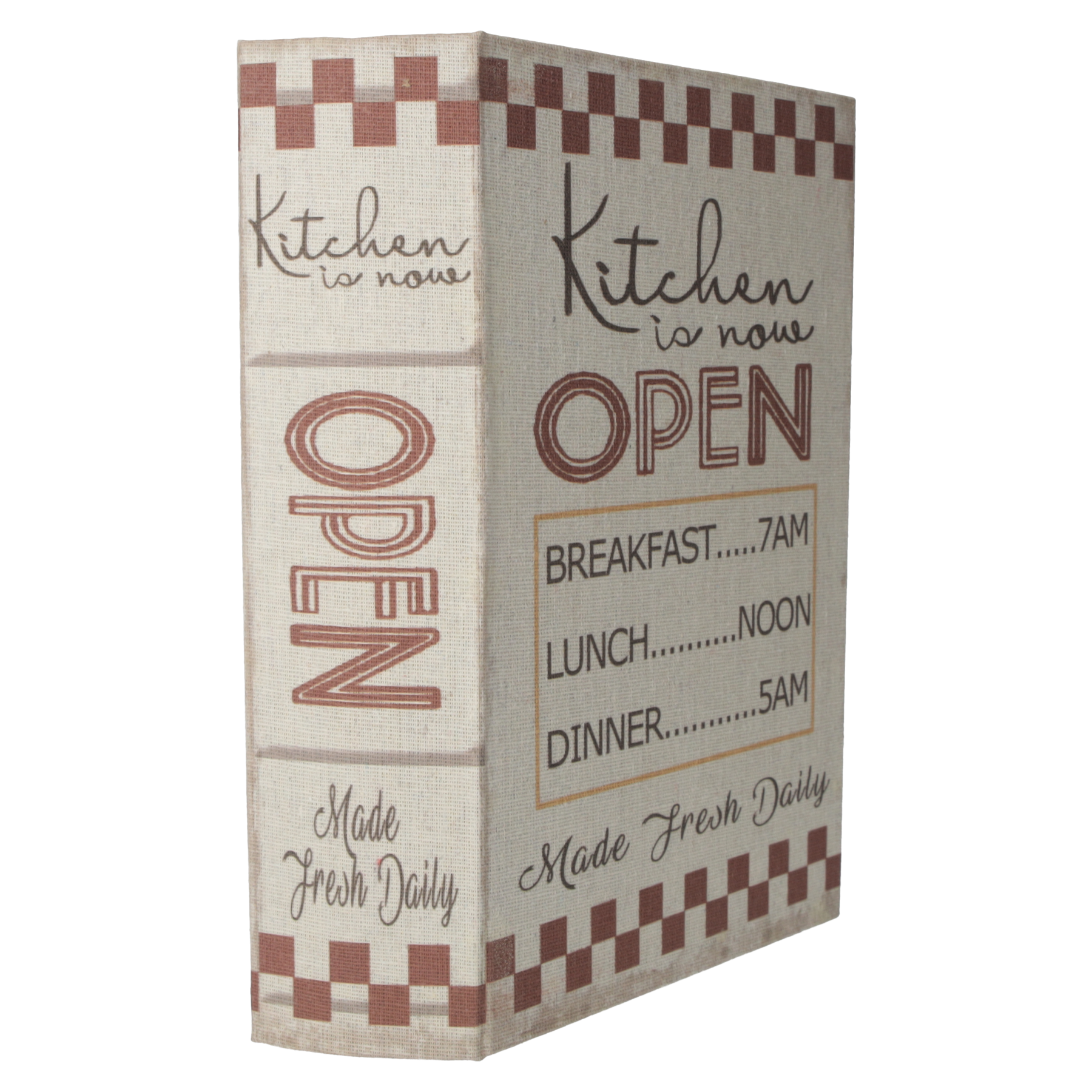 Scatola Libro Decorativa "Kitchen"