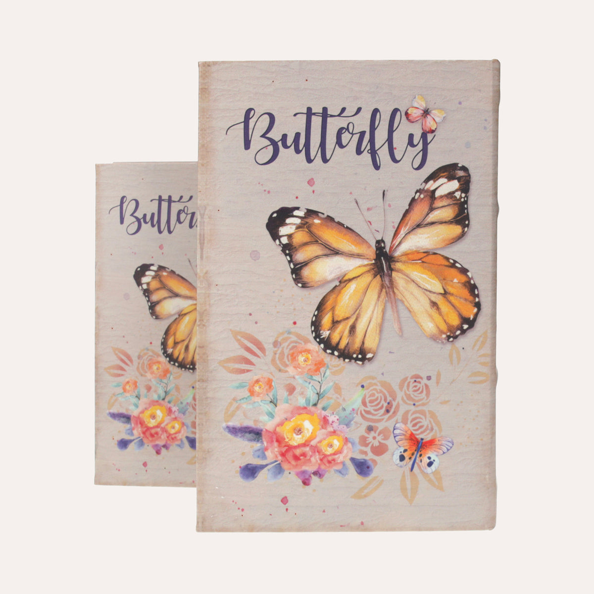 Coppia Di Scatole Butterfly