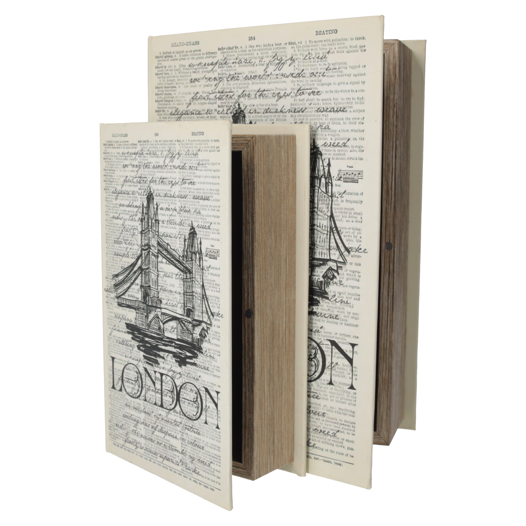 Scatola Libro Decorativa "London"
