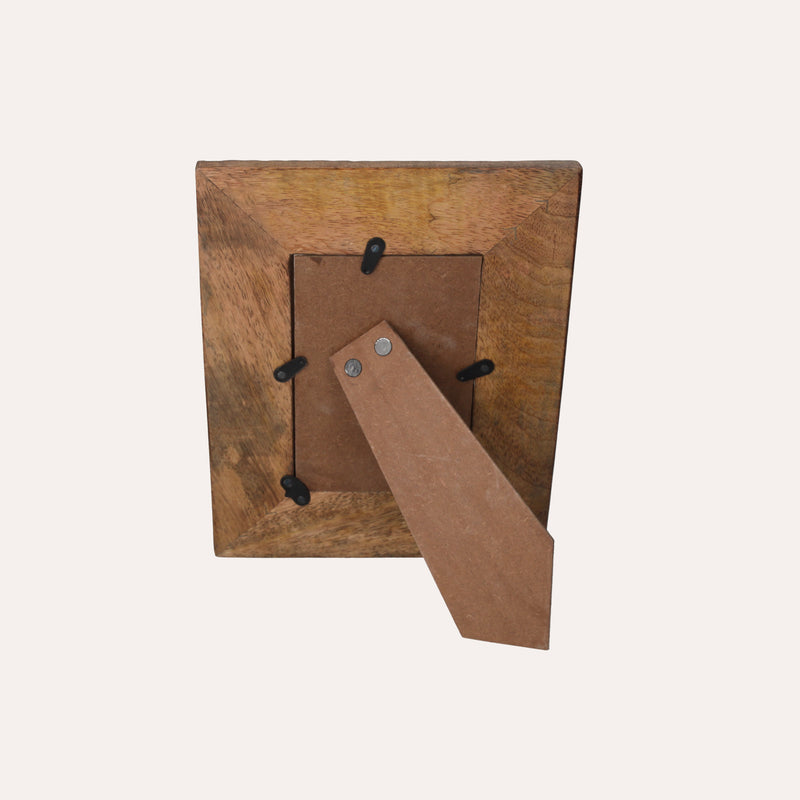 Cornice Decorativa Portafoto Intagliata in Legno con Trafori