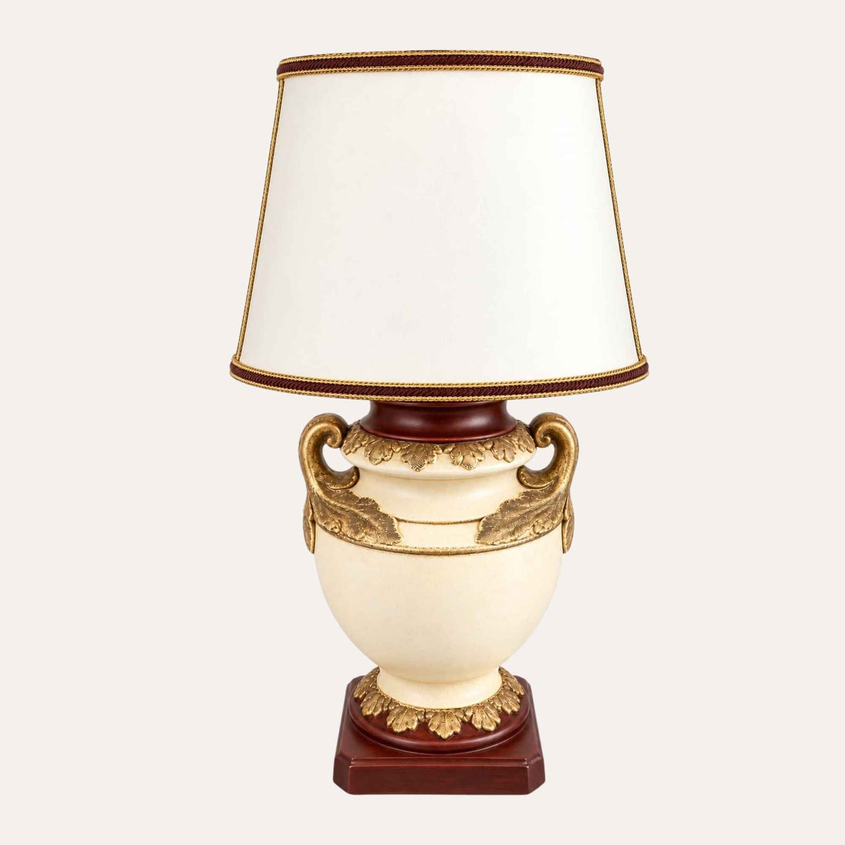 Korinthische Keramiklampe H.41 cm – KeyHome Store