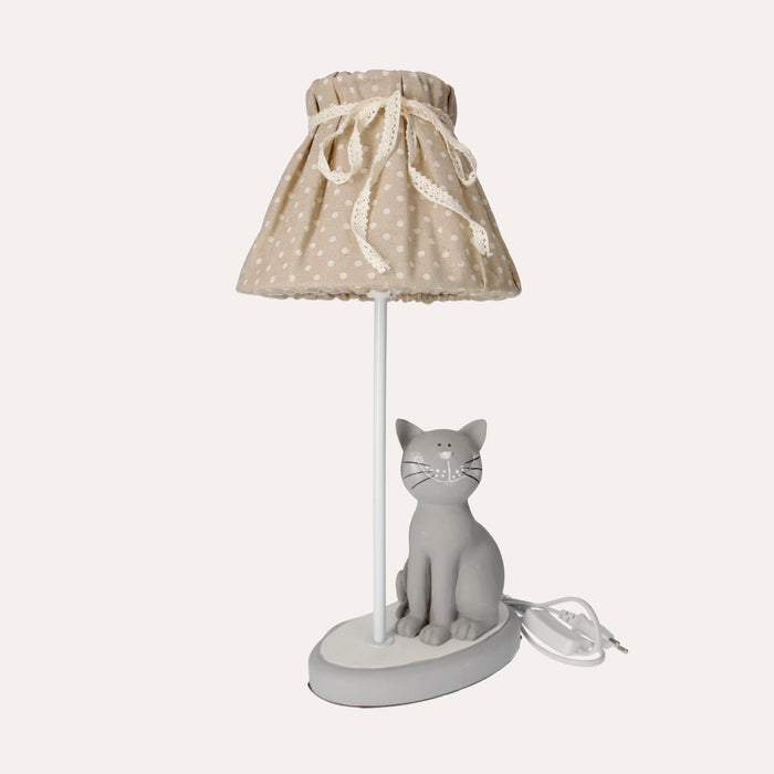 Lampada da Tavolo con Gattino – Ideale per Cameretta