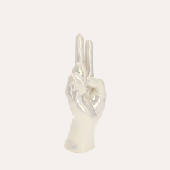 Mano della Vittoria in ceramica H.25×10×7 cm