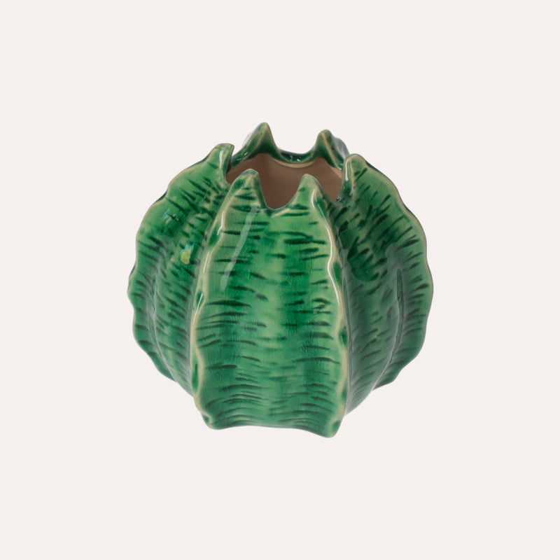 Decorative Ceramic Cactus-Shaped Vase