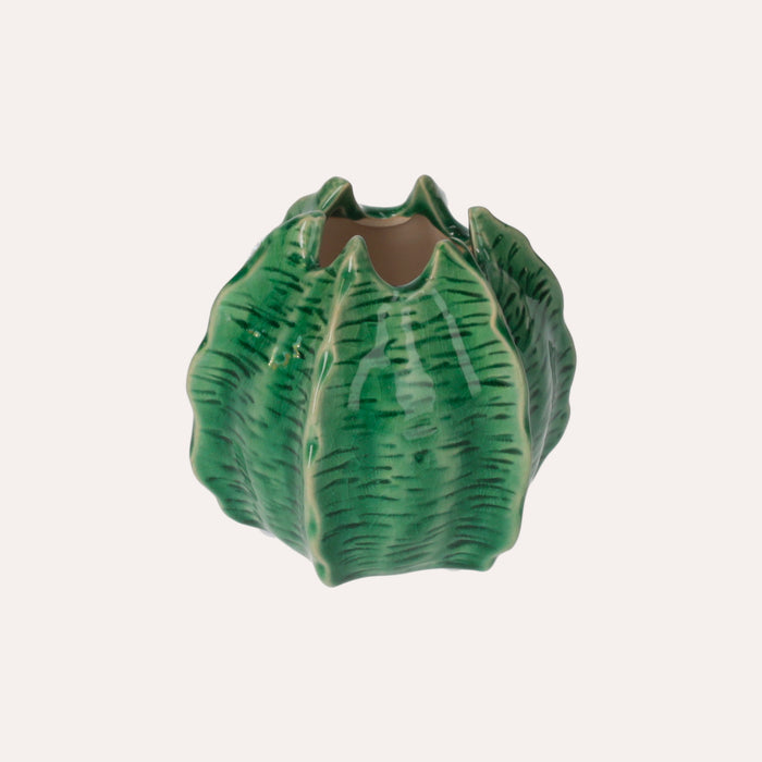 Vasetto Decorativo a Forma di Cactus in Ceramica