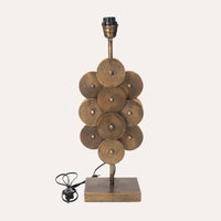 Lampada Decorativa in Poliresina con Scudi Tondeggianti