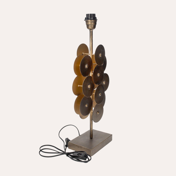 Lampada Decorativa in Poliresina con Scudi Tondeggianti