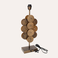 Lampada Decorativa in Poliresina con Scudi Tondeggianti