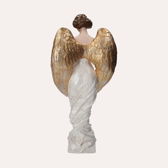 Angelo Decorativo Natalizio in Resina per la casa, idea regalo per le Festività