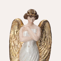 Angelo Decorativo Natalizio in Resina per la casa, idea regalo per le Festività
