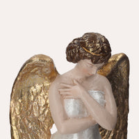Angelo Decorativo Natalizio in Resina per la casa, idea regalo per le Festività