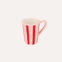 Set 2 Tazze Decorative in Ceramica con Coperchio – D.15x21 / D.15x17 cm