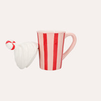 Set 2 Tazze Decorative in Ceramica con Coperchio – D.15x21 / D.15x17 cm