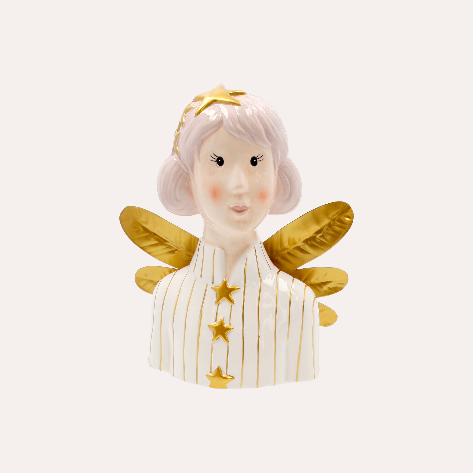 Ceramic Angel Bust – 25 x 21 x 10 cm