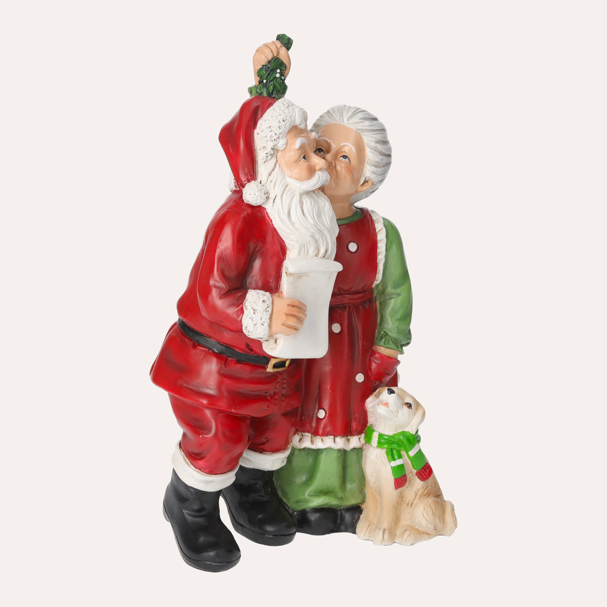 Statuina Natalizia di Babbo Natale e Mamma Natale