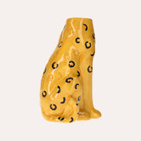 Vaso in Ceramica a Forma di Ghepardo per Decorazioni Uniche
