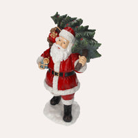 Decorazione Natalizia Babbo Natale in Resina – Magia di Festa per la Casa