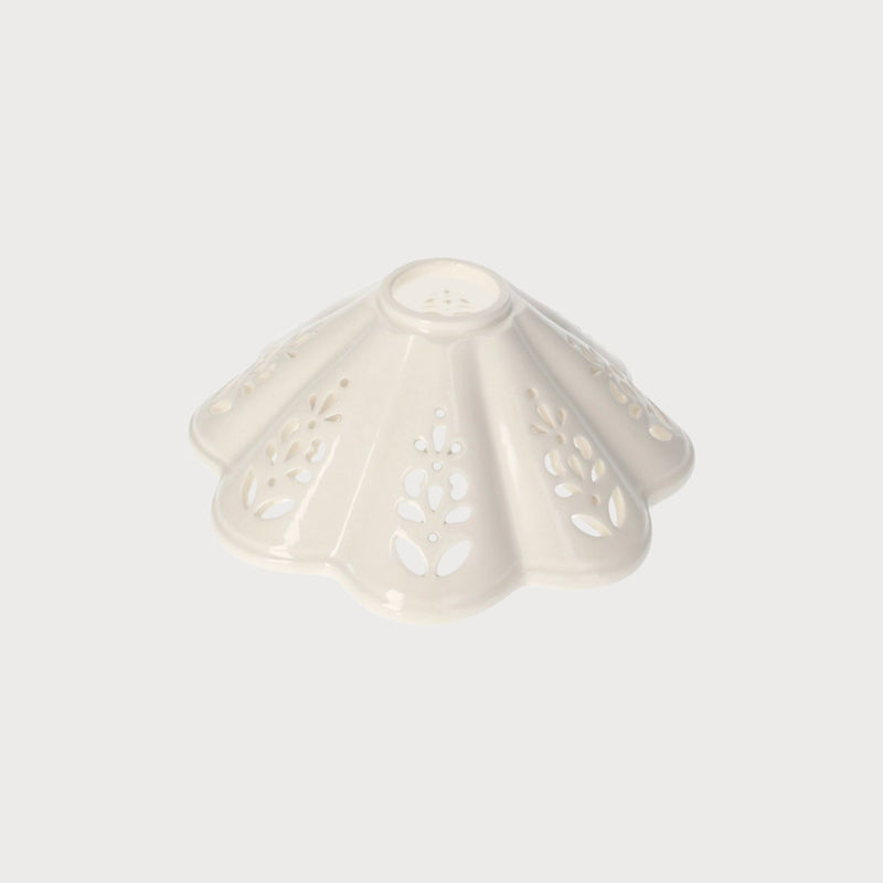 Paralume in Ceramica Traforata Ø22 cm – Stile Artigianale Made in Italy
