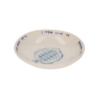 Servizio di Piatti in Ceramica Decorati con Pesci