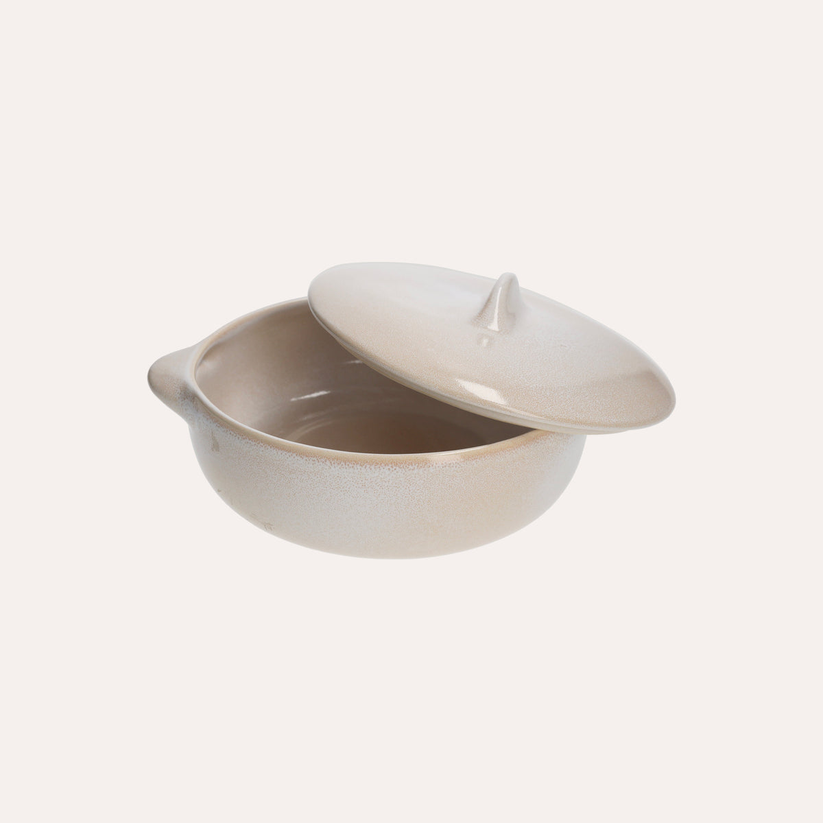 Pirofila Tonda In Ceramica Avorio, 27 Cm, Per Forno E Lavastoviglie