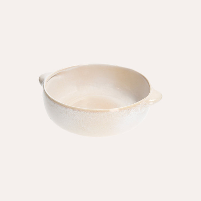 Pirofila Tonda In Ceramica Avorio, 27 Cm, Per Forno E Lavastoviglie