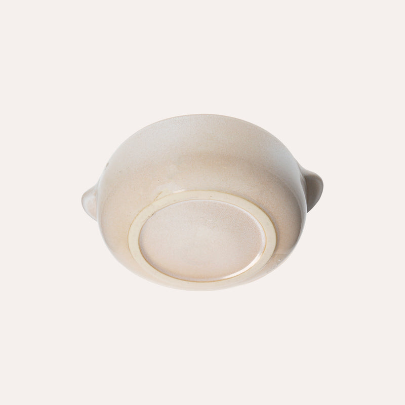 Pirofila Tonda In Ceramica Avorio, 27 Cm, Per Forno E Lavastoviglie