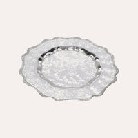 Set 6 Sottopiatti in Vetro Silver Ø 33,5 cm