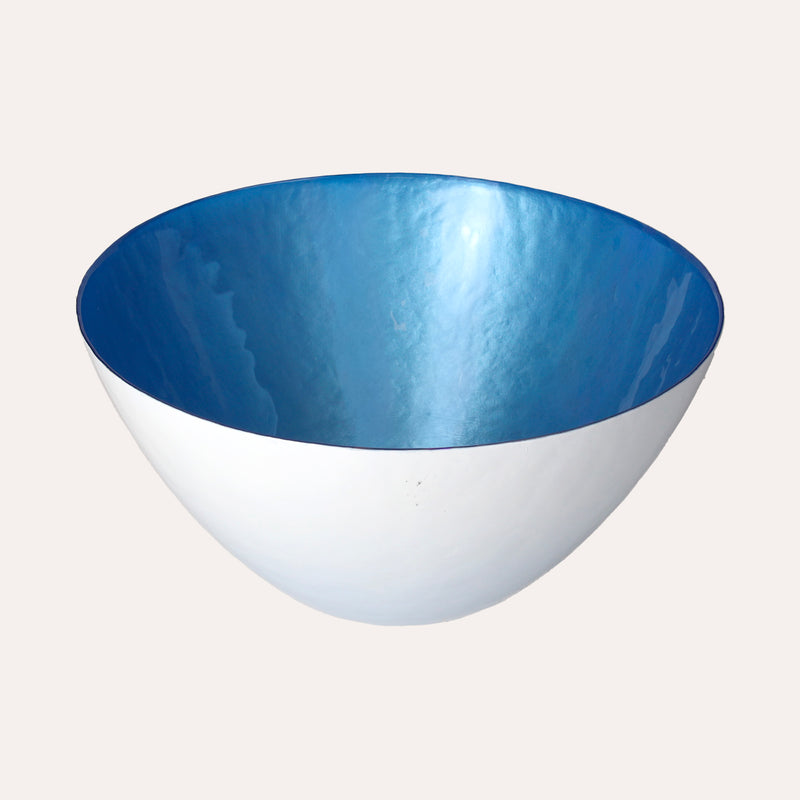 Set Di Bowl In Vetro Blu/azzurro, Eleganti Per Insalate E Centrotavola