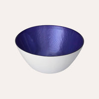 Set Di Bowl In Vetro Blu/azzurro, Eleganti Per Insalate E Centrotavola