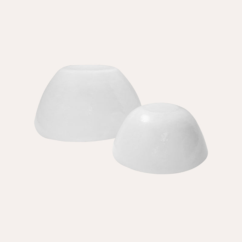Set Di Bowl In Vetro Blu/azzurro, Eleganti Per Insalate E Centrotavola