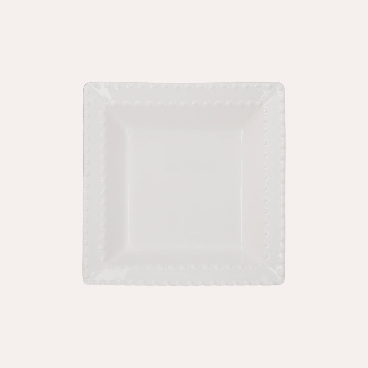 Vasca Quadrata in Ceramica Bianca 29x29x6 cm