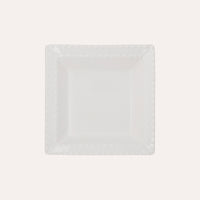 Vasca Quadrata in Ceramica Bianca 29x29x6 cm