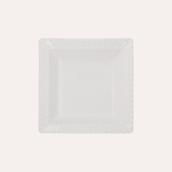 Vasca Quadrata in Ceramica Bianca 29x29x6 cm