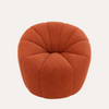 Poltrona Bouclé Arancione 83x70x44 cm