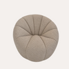 Armchair in Beige Bouclé Fabric 83xH.70x44 cm