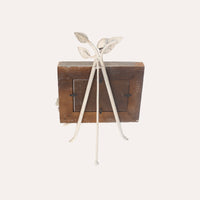Portafoto in Ferro Grigio con Dettagli Dorati Shabby Chic