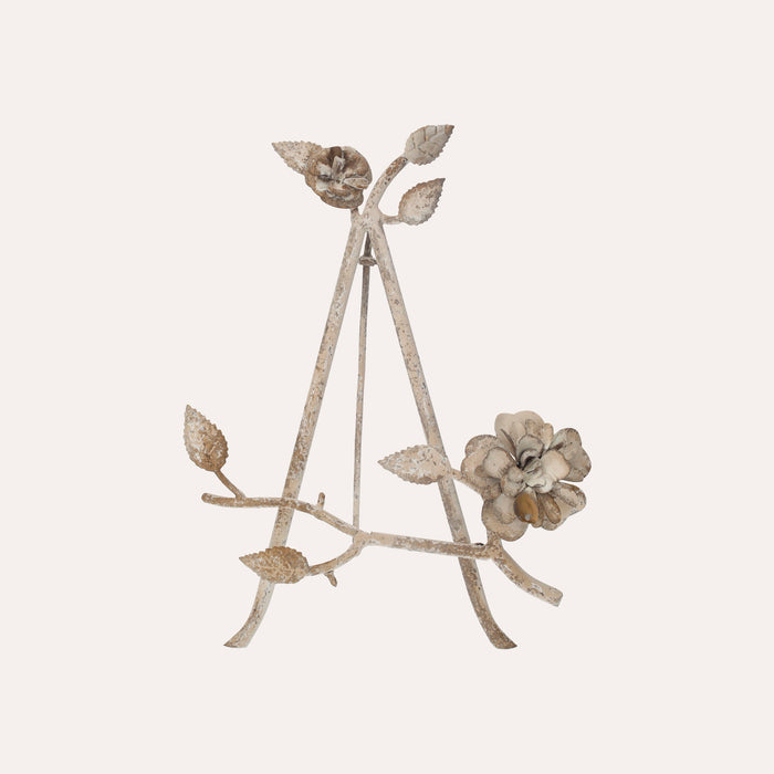 Portafoto in Ferro Grigio con Dettagli Dorati Shabby Chic