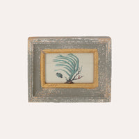 Portafoto in Ferro Grigio con Dettagli Dorati Shabby Chic