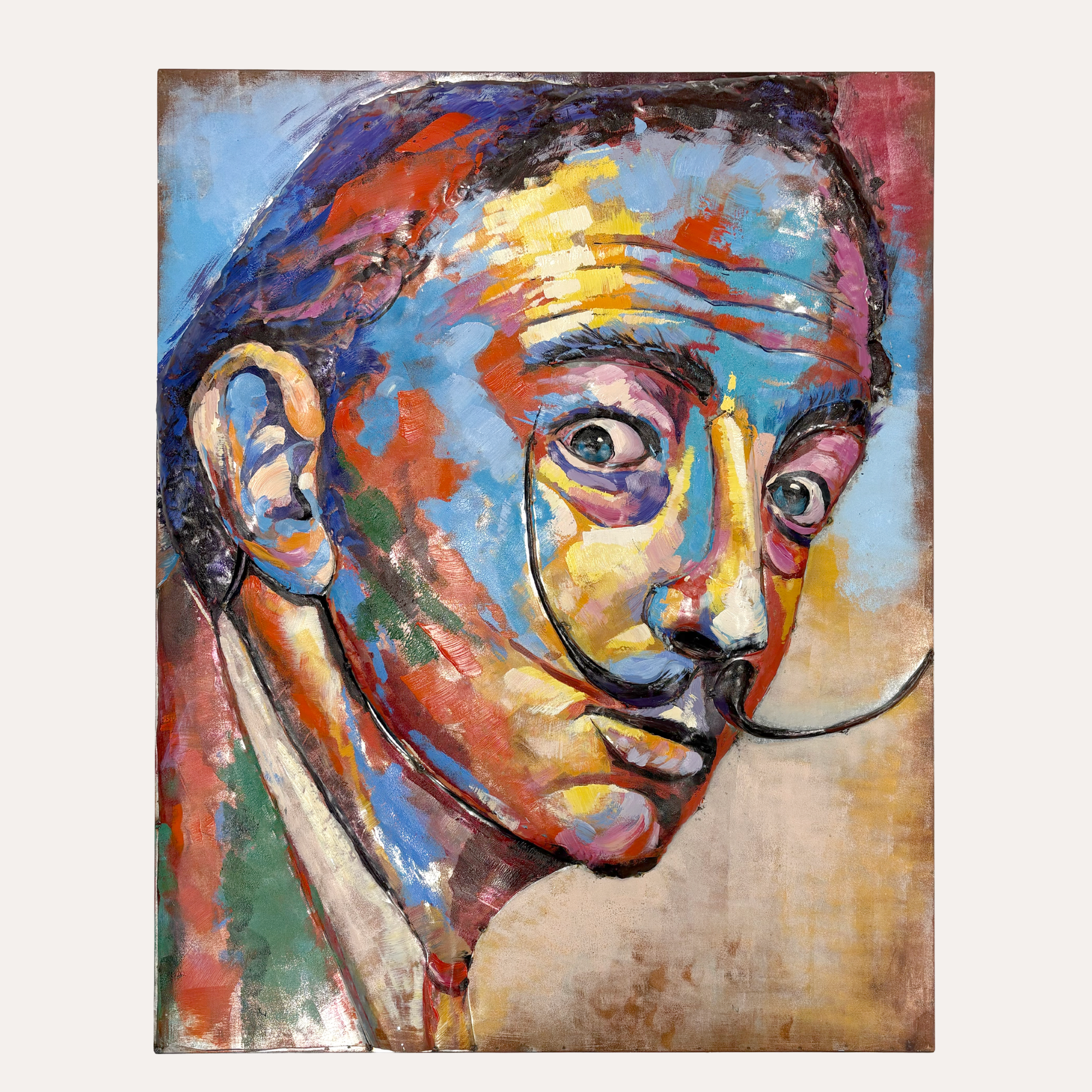 Quadro Decorativo in Ferro "Salvador" – Arte Moderna da Parete