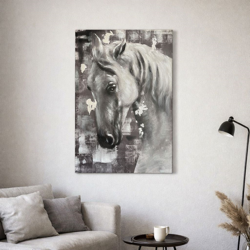Quadro con Cavallo da parete – Stile Artistico su Tela