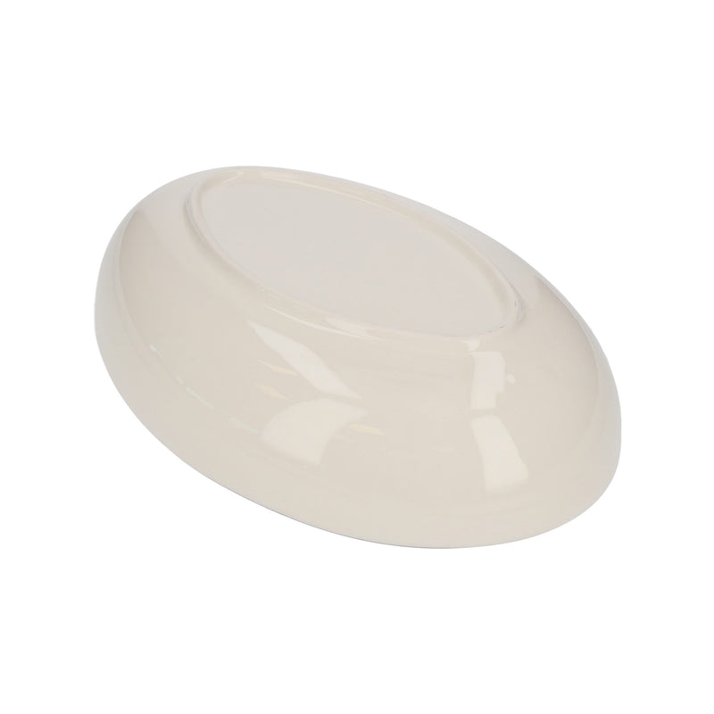 Vasca Ovale in Ceramica con Tartarughe per Insalate