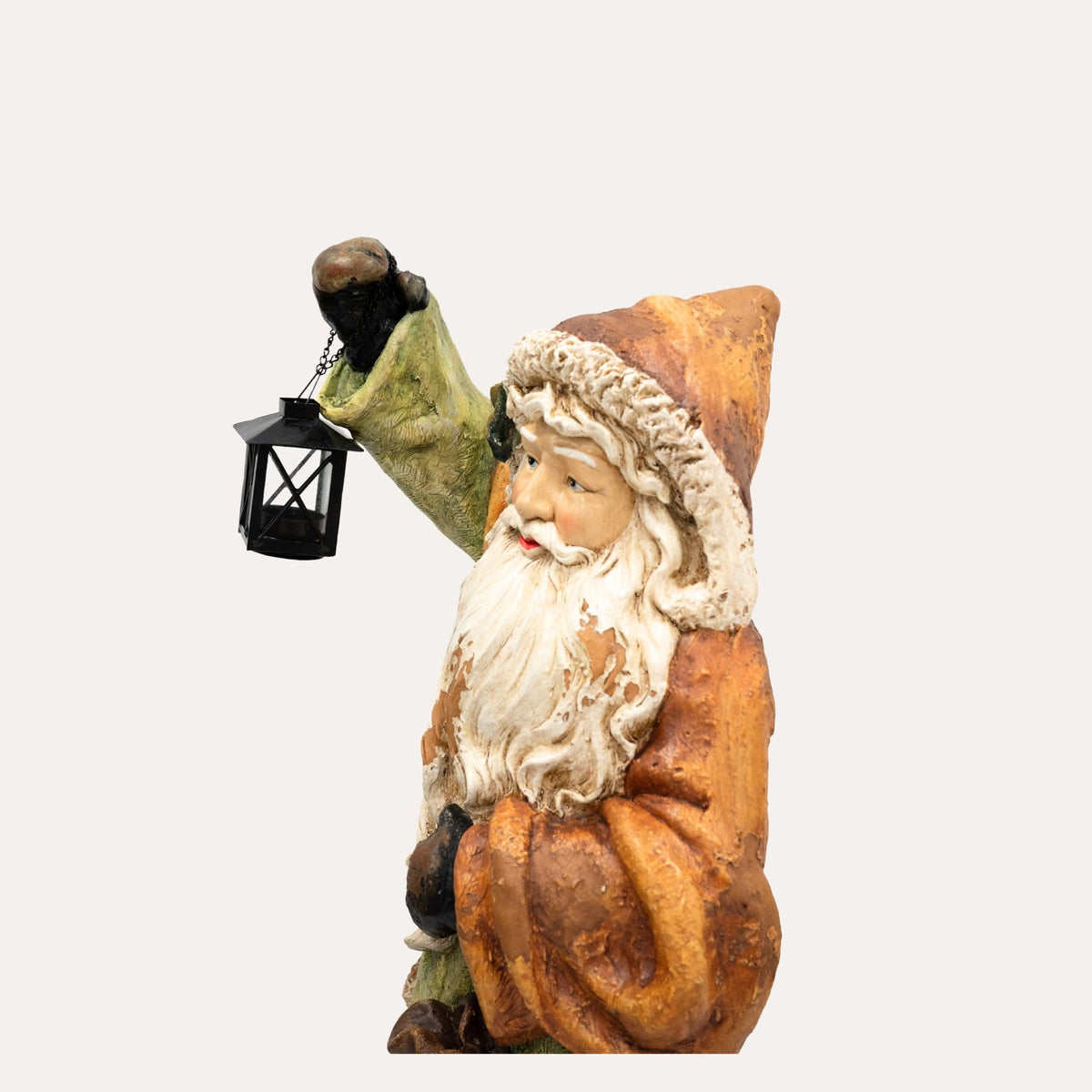 Papai Noel com Trenó em Resina Verde H.85x47x35 cm - KeyHome Store