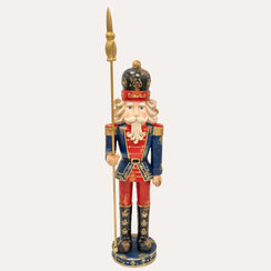 Nutcracker Sculpture Soldier with Halberd in Resin H.130 cm