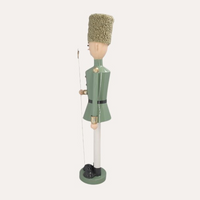 Soldatino in Latta con Stella Verde – H 60 x D 15 cm