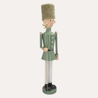 Soldatino in Latta con Stella Verde – H 60 x D 15 cm