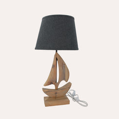 Baroque Style Wooden Shuttle Lamp